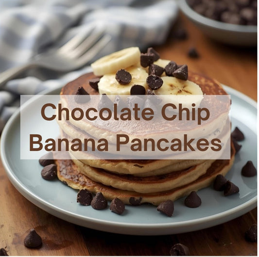 Chocolate Chip Banana Pancakes